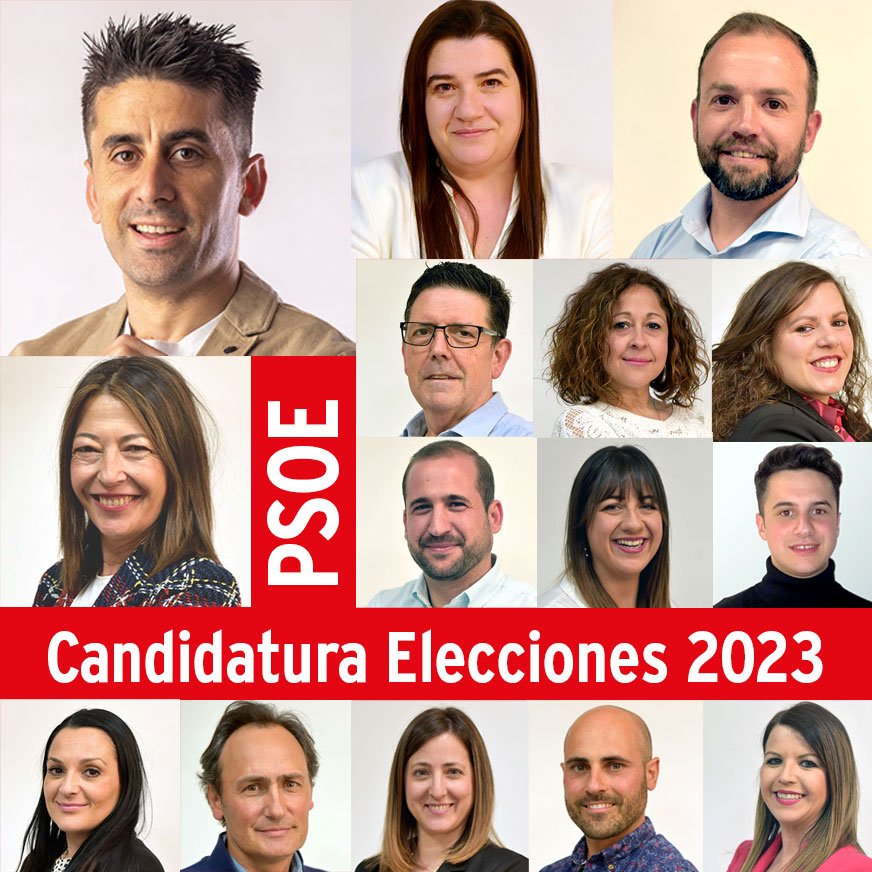 Candidatura PSOE elecciones locales 2023 Beas de Segura